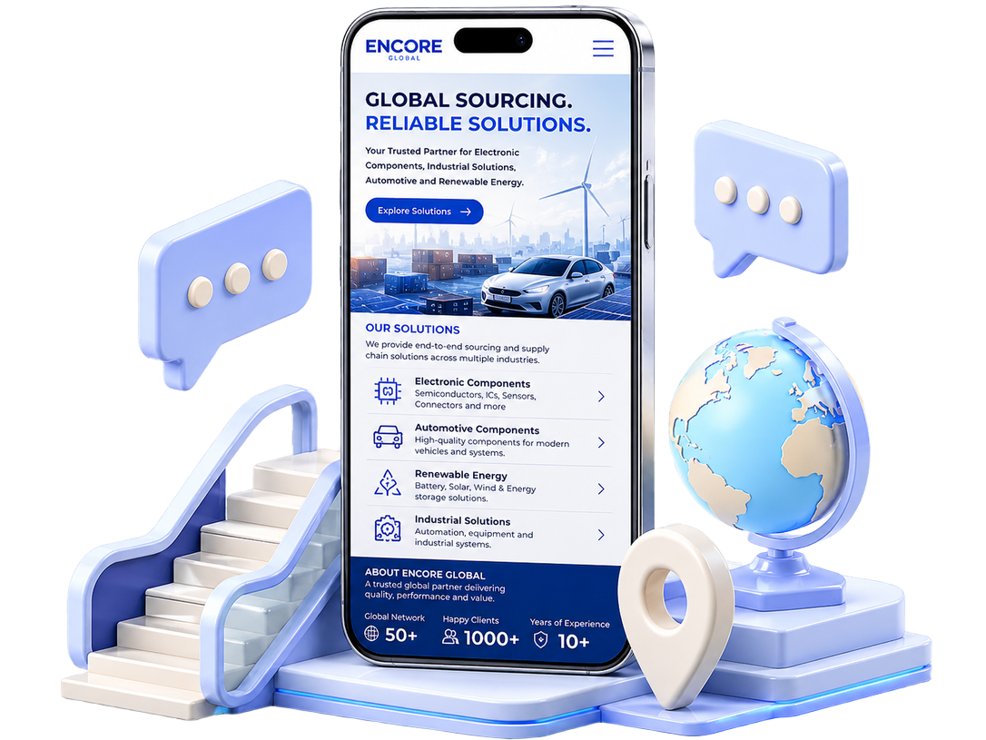 Modern Website & Digital Experience for Encore Global